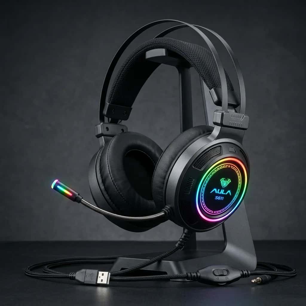 AULA S611 Wired Gaming Headset thumbnail 1