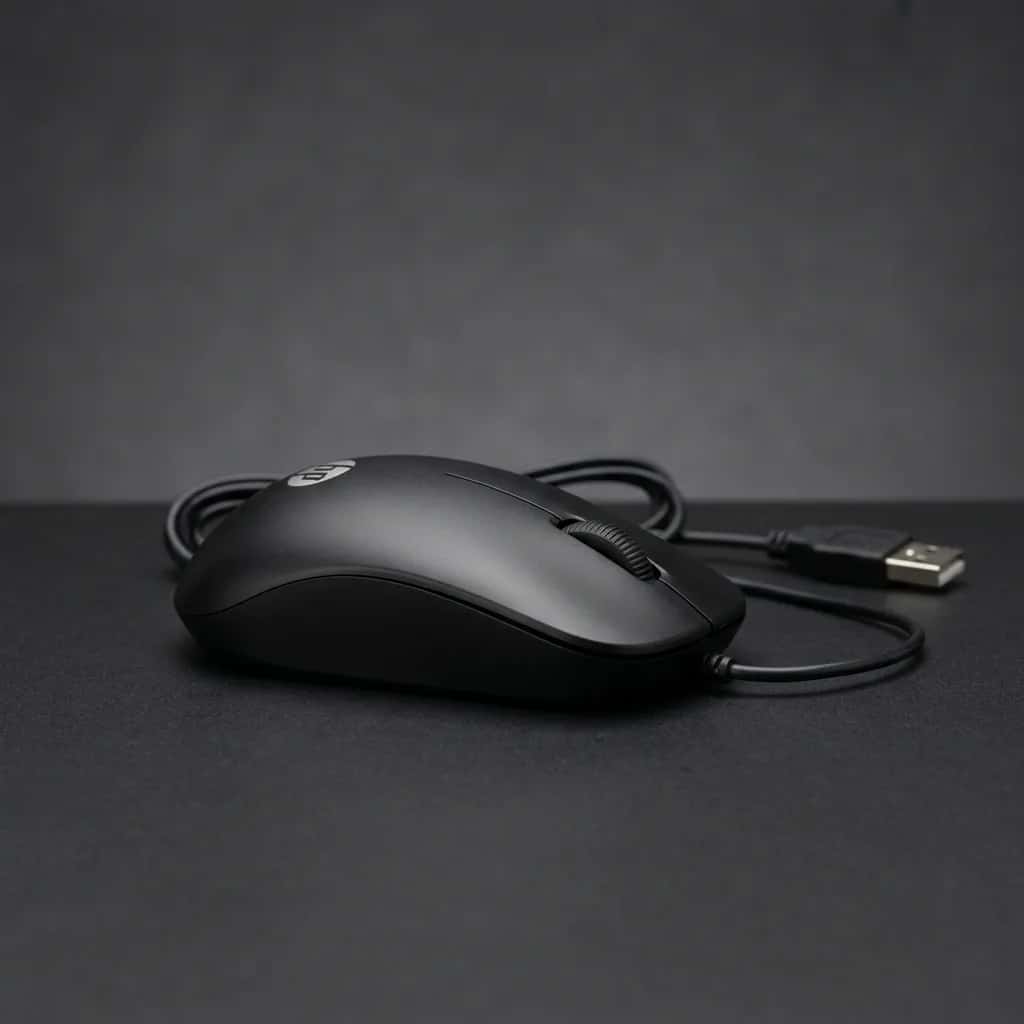 HP M10S Wired Mouse thumbnail 1