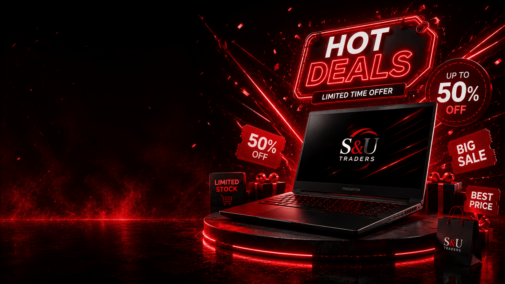 S&U Traders — Powerful Laptops, Unbeatable Deals