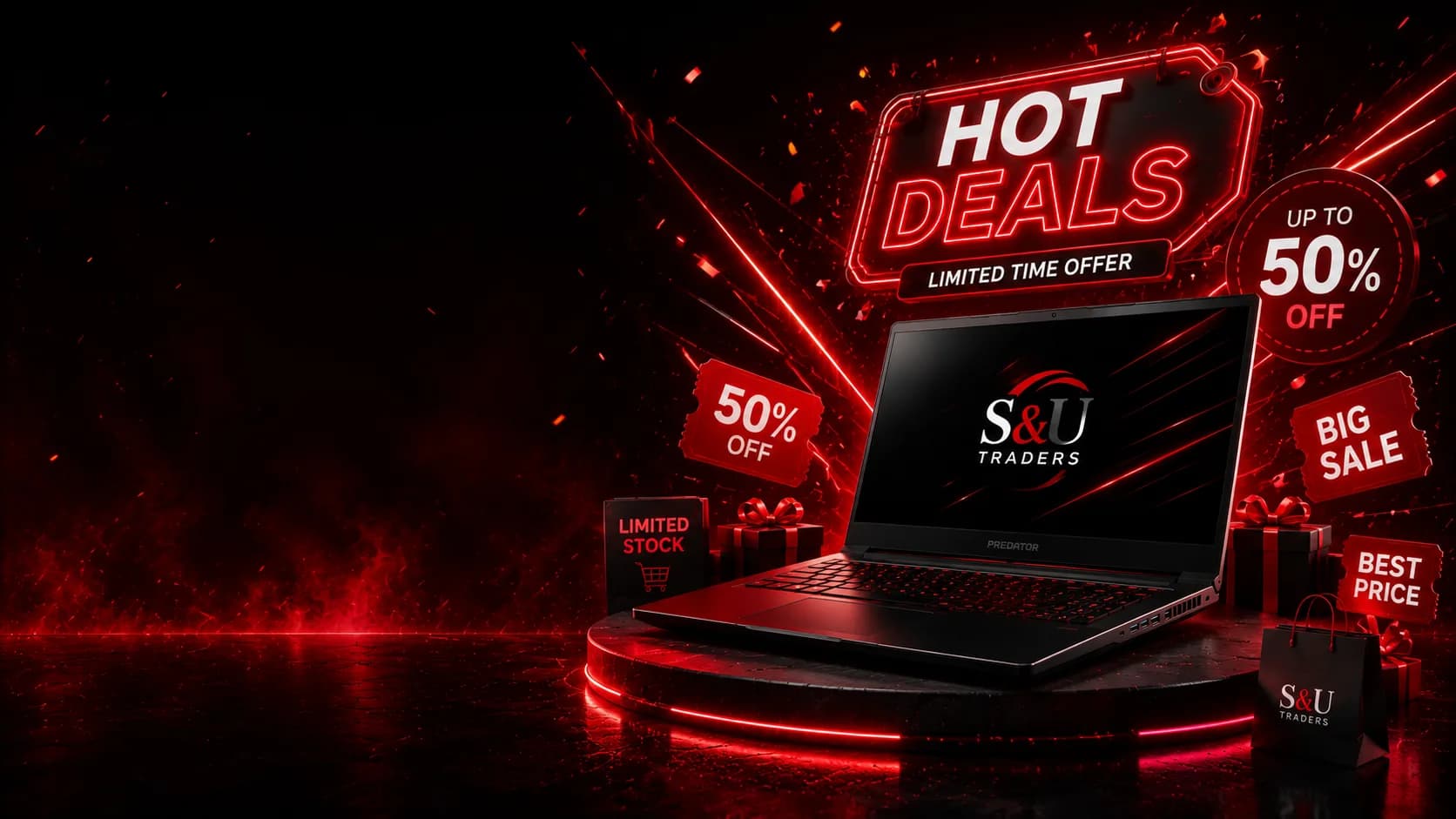 S&U Traders  Powerful Laptops, Unbeatable Deals