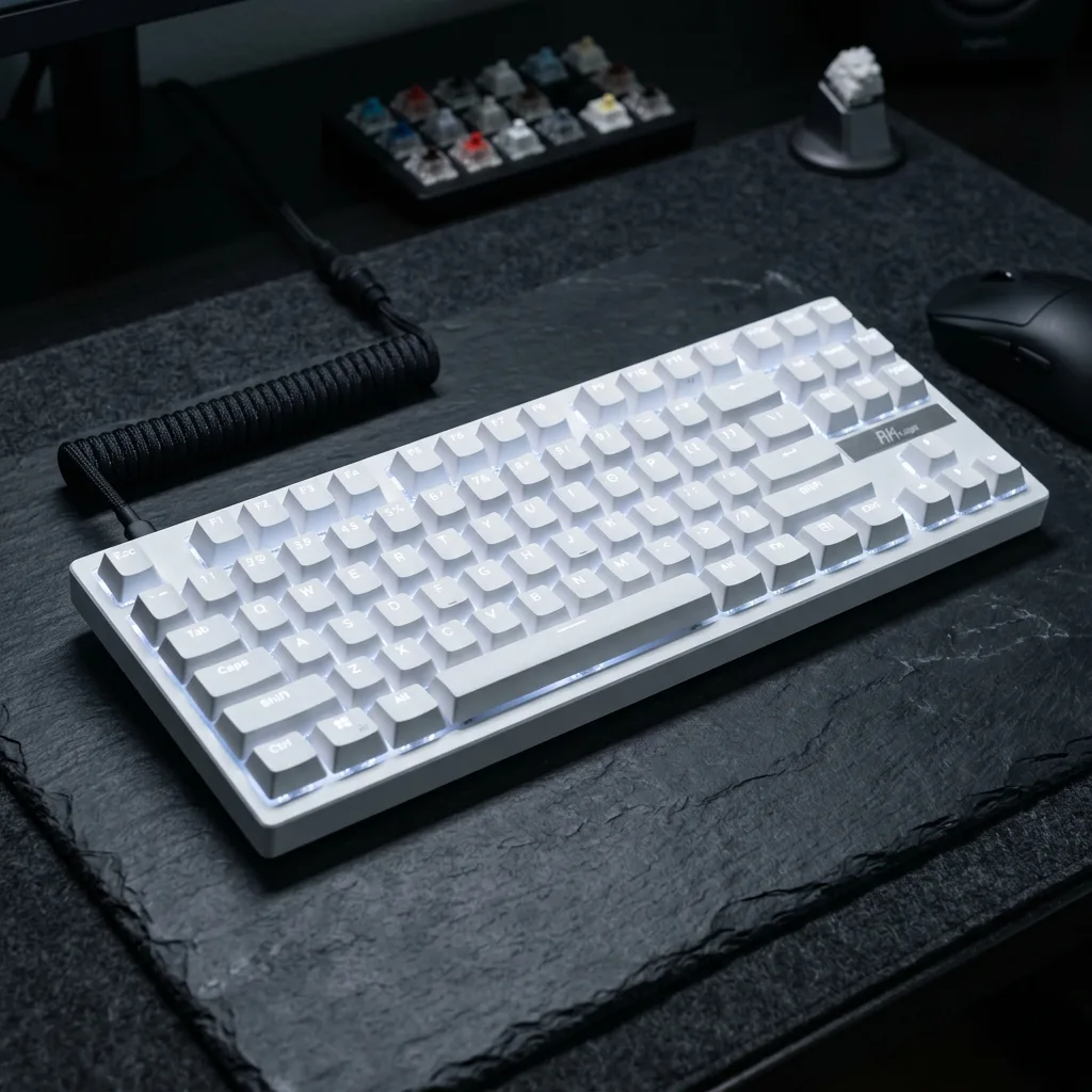 White Mechanical Keyboard